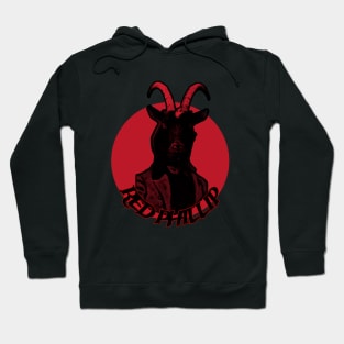 red goat Hoodie